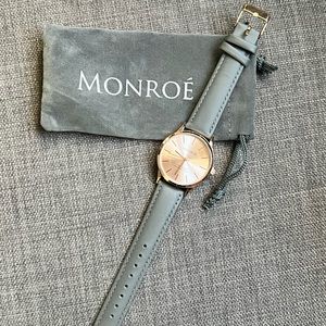 Monroe rose gold watch Monroé New never used